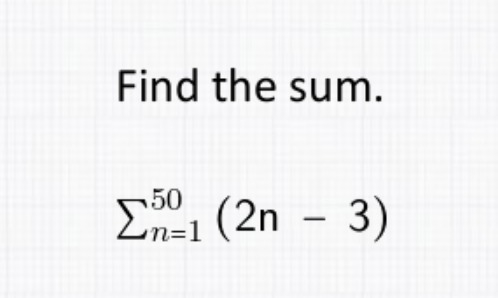 Arithmetic Series Algebra 2-example-1