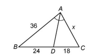 NEED HELP PLEASE!!!!! 1. Solve for x. Show the equation you used and your work. For-example-2