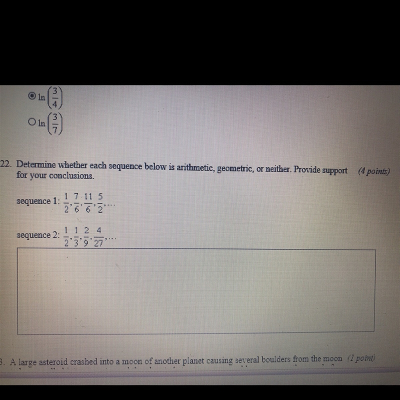 Geometric or arithmetic or neither ?-example-1