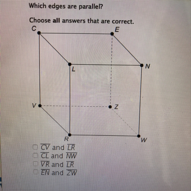 Which edges are parallel-example-1