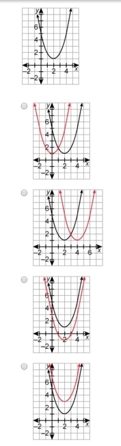 Translate the graph according to the rule (x, y) → (x – 2, y). The first graph goes-example-1