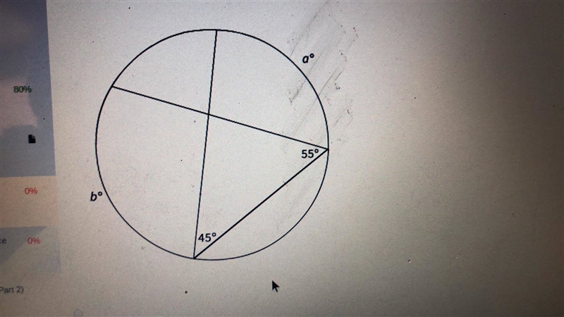 What is the value of a? 27.5 45 90 50-example-1