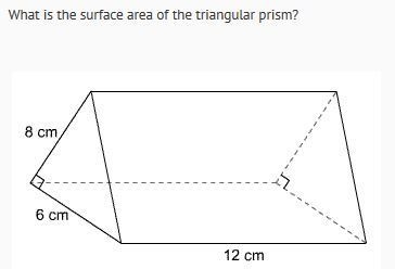 HELP ASAP PLEASE!!!! Find the surface area of the graphic. A) 288 cm2 B) 312 cm2 C-example-1