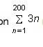 The expression (picture) represents the sum of the first 200 multiples of 3. What-example-1