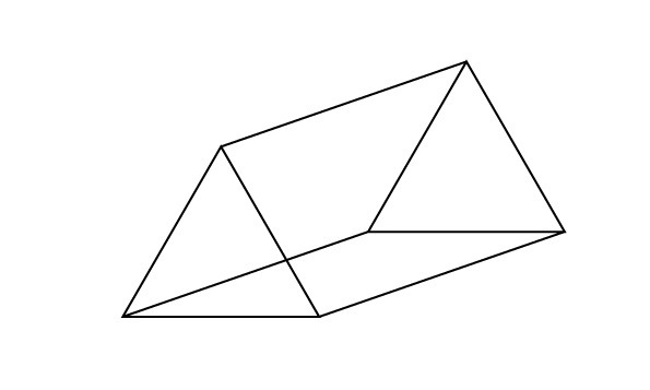 A net for a triangular prism will consist of which shapes? List the shapes and the-example-1