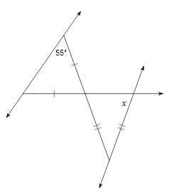 Find the value of x. 60o 79o 70o 47o-example-1