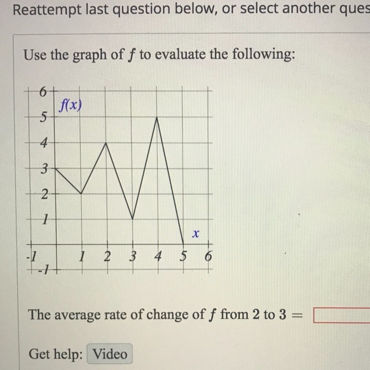 The average rate of change of f from 2 to 3-example-1