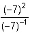 BRAINILIEST!!!!!What is the quotient 7 -7 -343 343-example-1