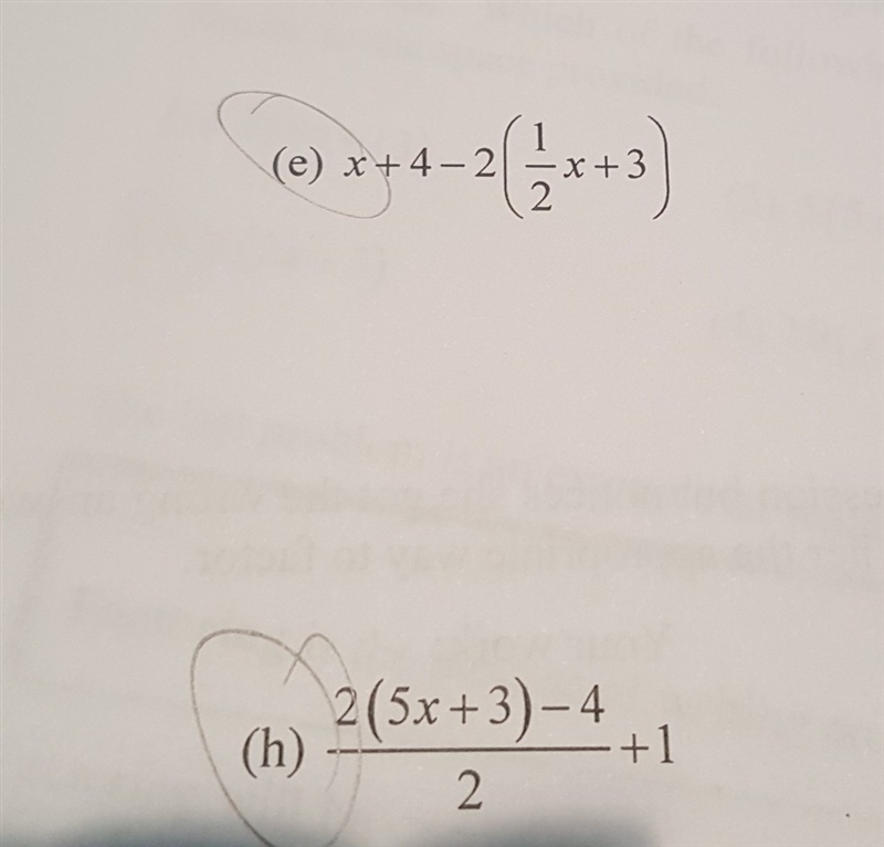 Please solve e and h and show all steps-example-1