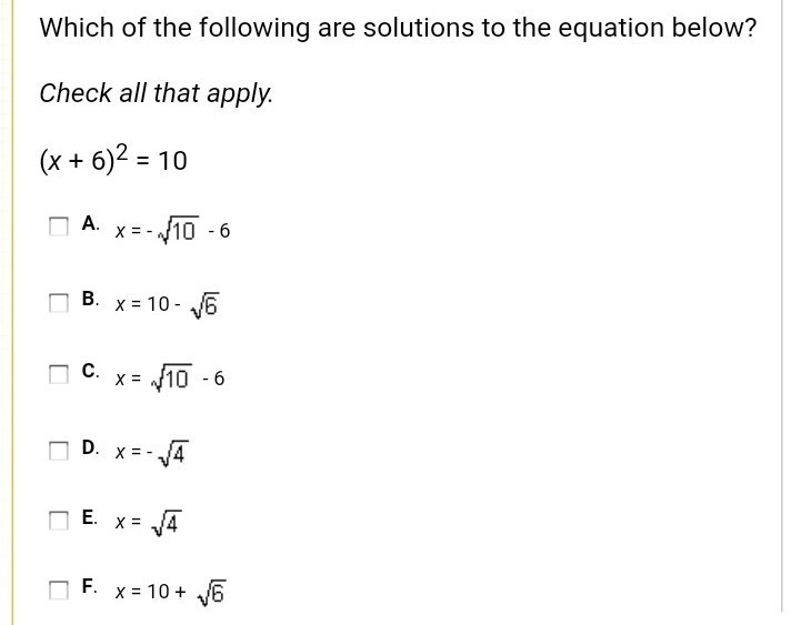 Which are the solutions??-example-1