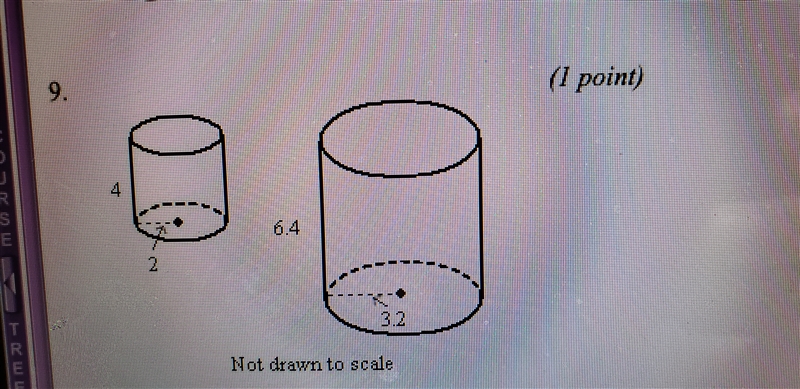 8. For questions 8-9, determine whether the two figures are similar. If so, give the-example-2