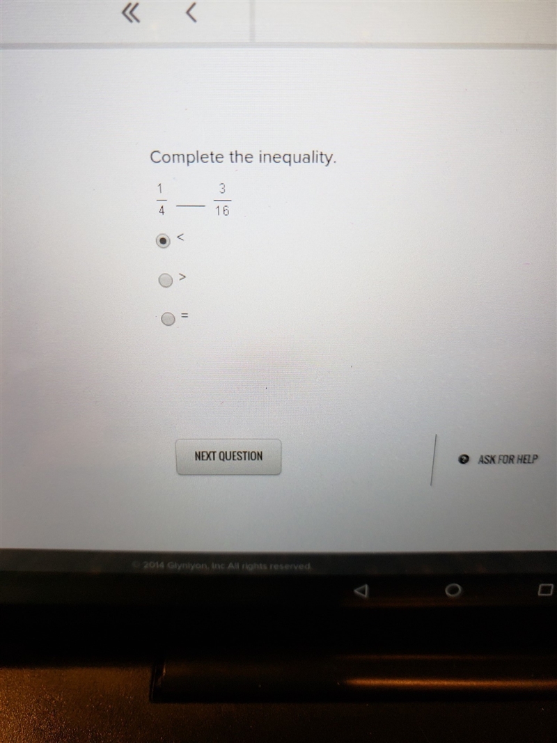 Complete the inequality-example-1