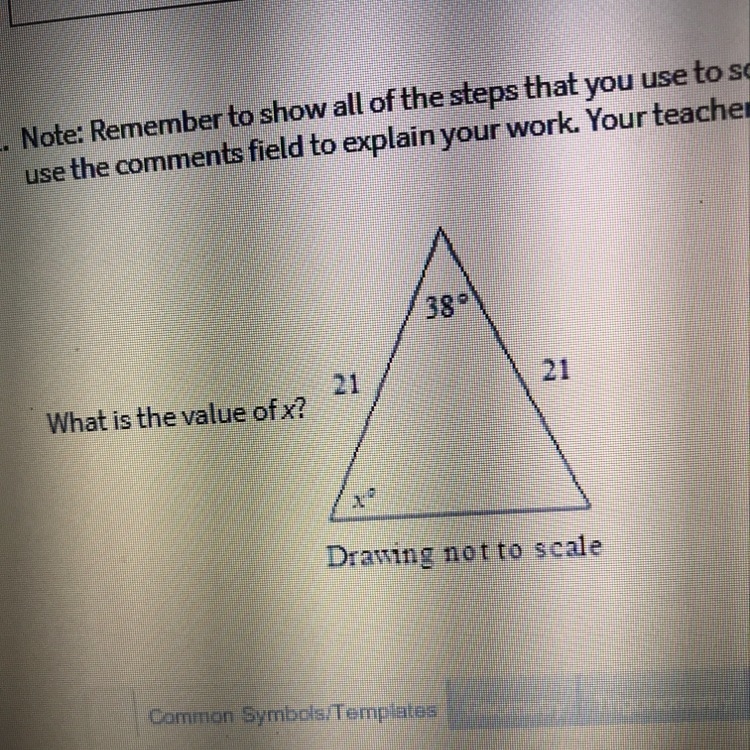 Can someone help me find the value of x?-example-1