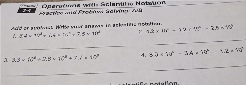 Plz help with 1, 2, 3, 4, 8th grade math-example-1