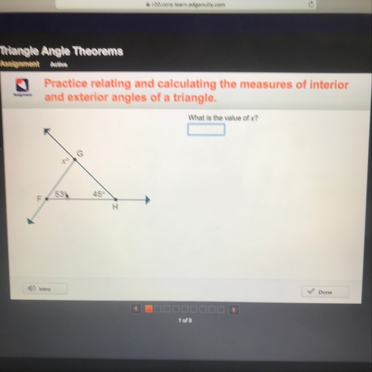 What is the value of x-example-1