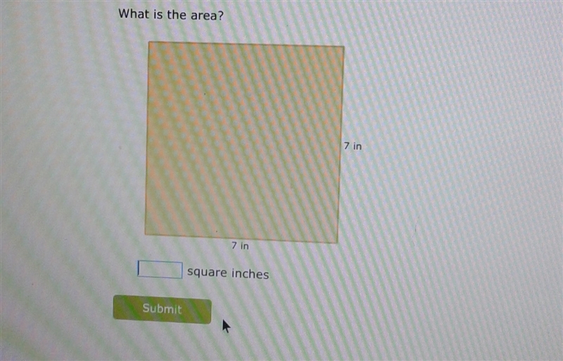 What is the area of the square-example-1