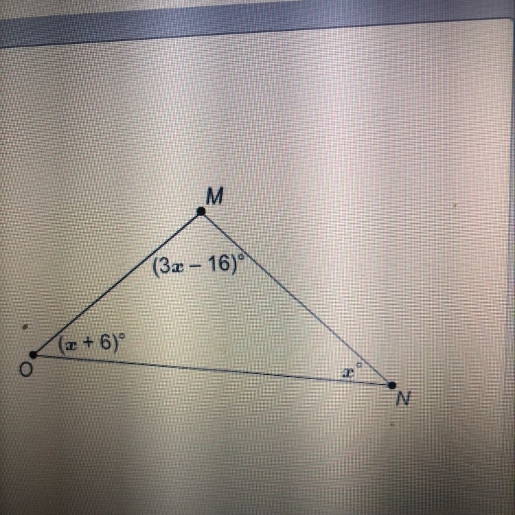 What is m∠M ? Enter your answer in the box.-example-1