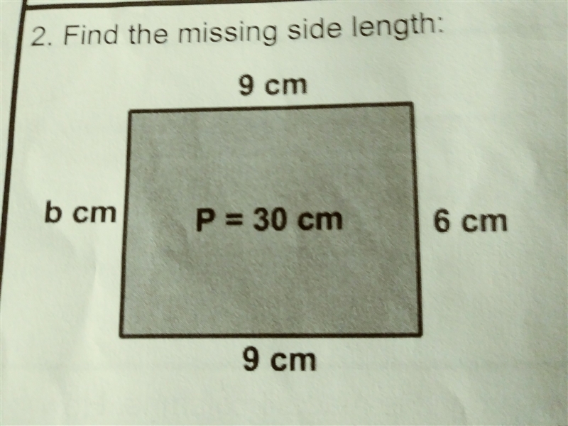 How to find a missing side length of a square?-example-1