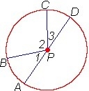 Given: AD diameter of circle P. If m < 1= 30, then m AB= A) 15 B) 30 C) 60-example-1