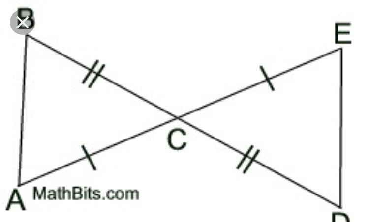 What are the “vertical angles are congruent”?-example-1