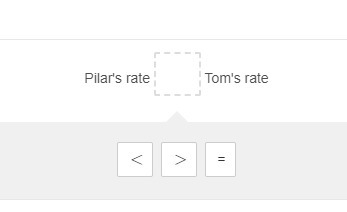 Pilar and Tom race home from the park. The graph shows how far each person is from-example-2