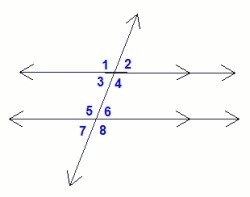 Given: m∠1 = 140°, find m∠6. A) 40° B) 50° C) 90° D) 140°-example-1