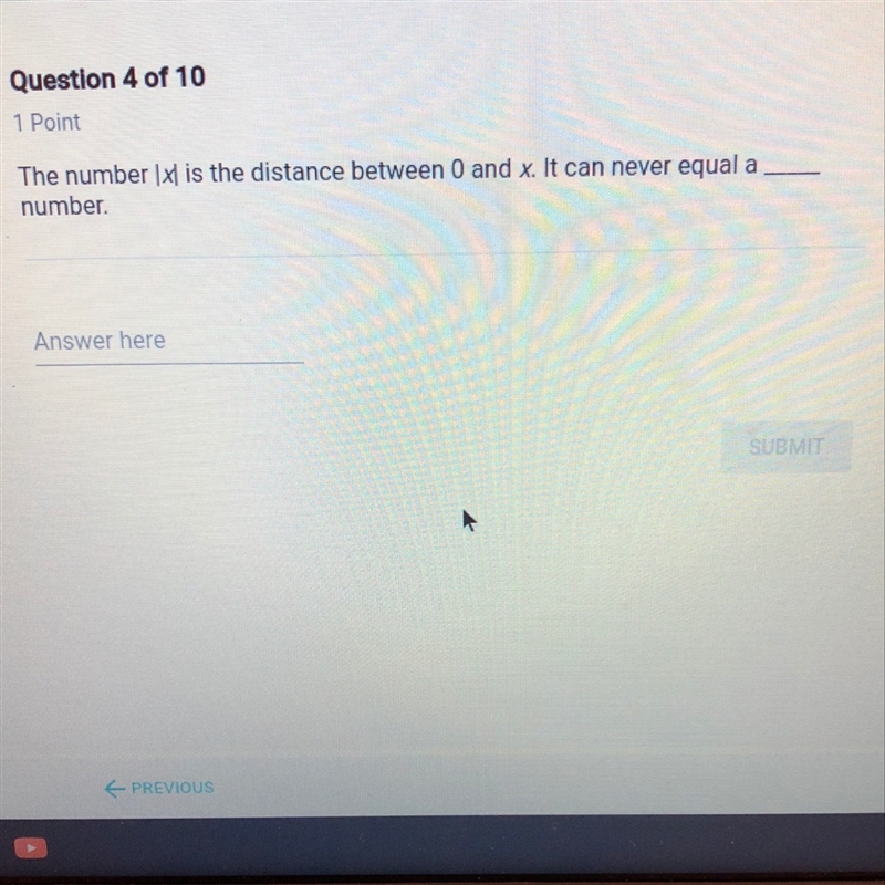 It can never equal to a what number ?-example-1