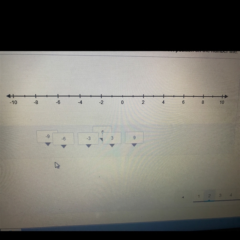 Which number are 3 units from -6-example-1