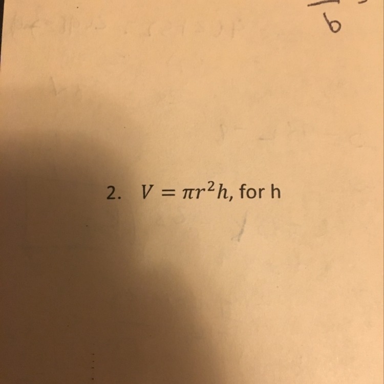 Solve the formula for one of its variables using addition subtraction and/ or division-example-1