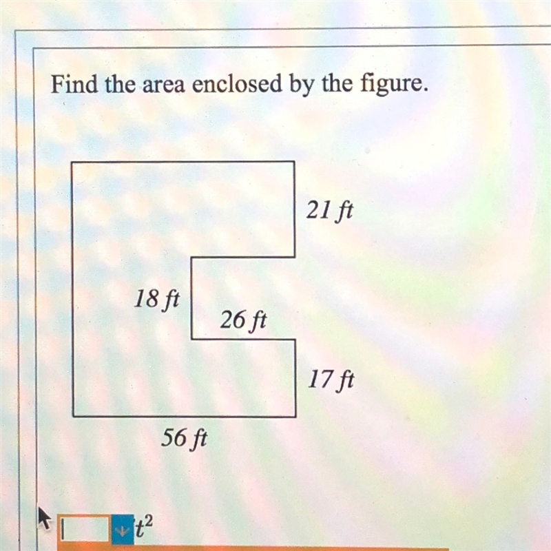 Find the area enclosed by the figure-example-1