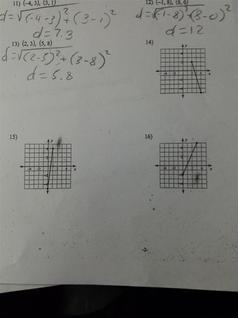 Find the distance between each pair of points-example-1