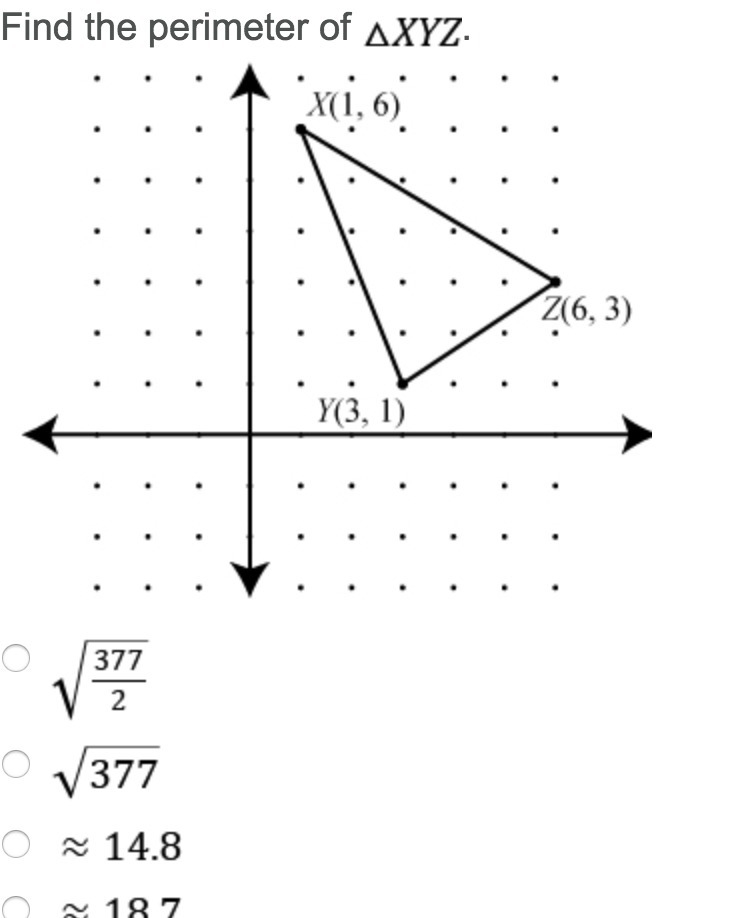 Calculate the perimeter...-example-1