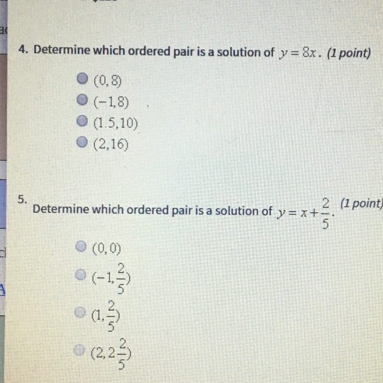 Can some please help me on 4 or 5 please-example-1