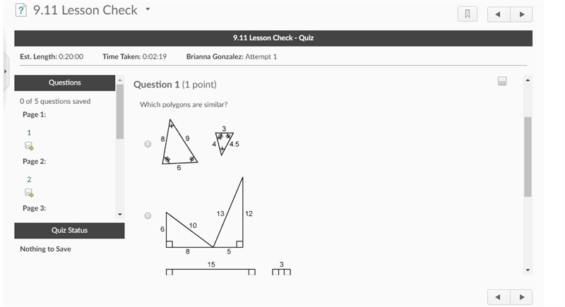 20 POINTS!!! HELPPP!!!! WHICH POLYGONS ARE SIMILAR???-example-1