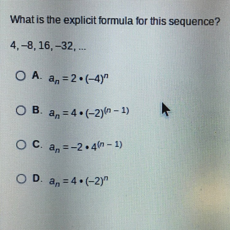 What is the explicit formula for this sequence?-example-1