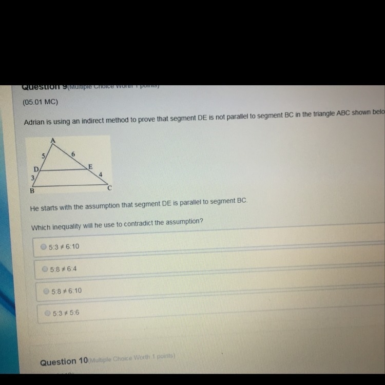 Which inequality will be use to contradict the assumption ? Please tell me how to-example-1