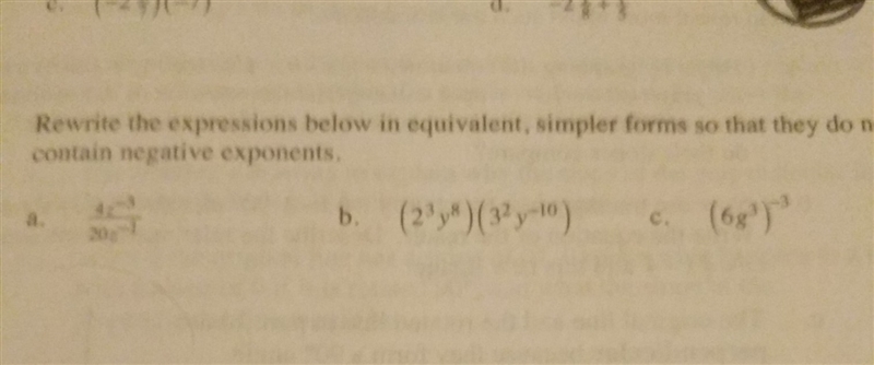 I need help am I supposed to add the exponent-example-1