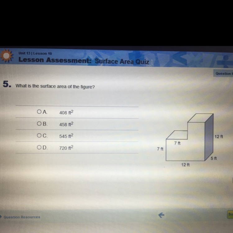 What is the surface area of this figure?-example-1