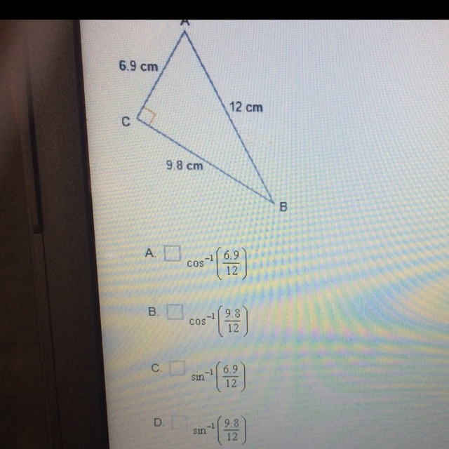 What expressions can be used to find bac? Check all that apply-example-1