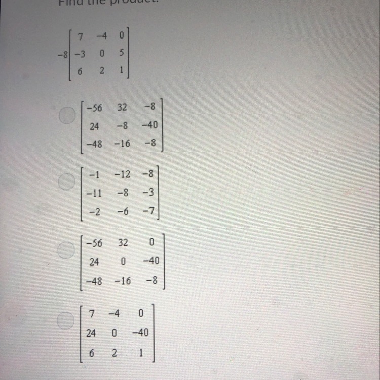 Find the product. Is the answer A. B. C. D.-example-1