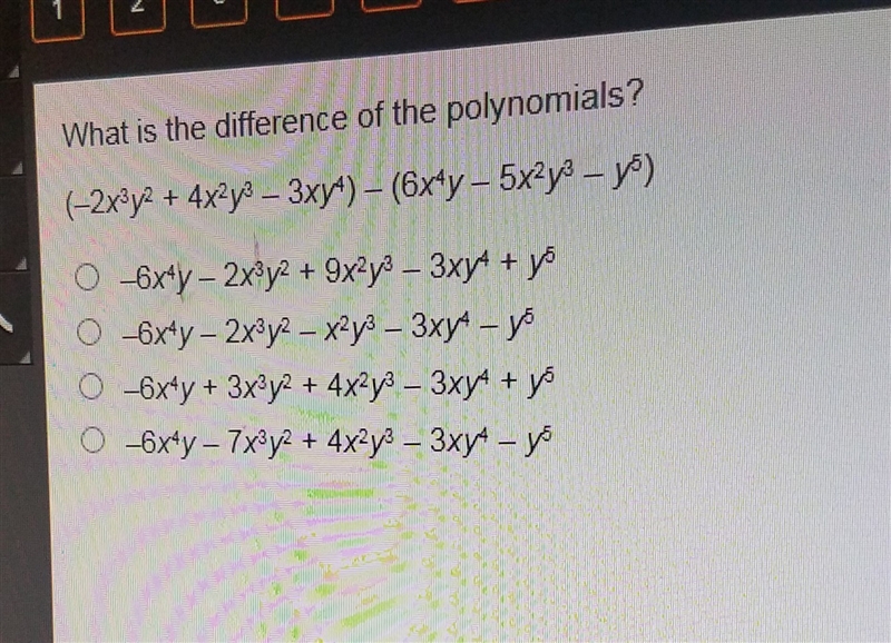 What is the difference of the polynomials-example-1