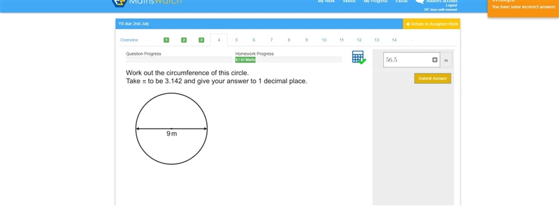 I don't know whats wrong, please help. It is the exact formula.-example-1