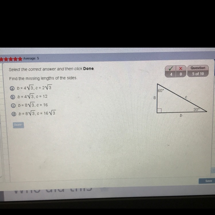 Find the missing lengths of the sides.-example-1