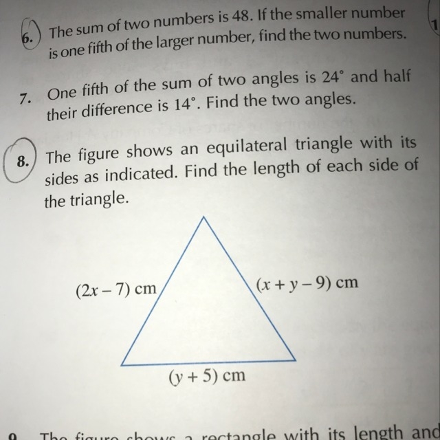 The length of each side-example-1