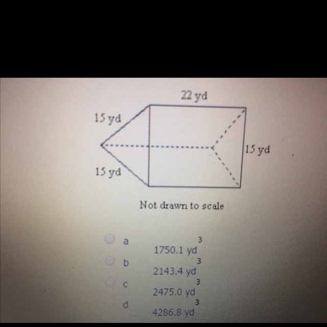 Find the volume of given prism round to the nearest tenth necessary.-example-1