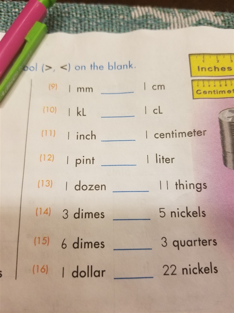 Write the correct comparison symbol. (<,>)-example-1