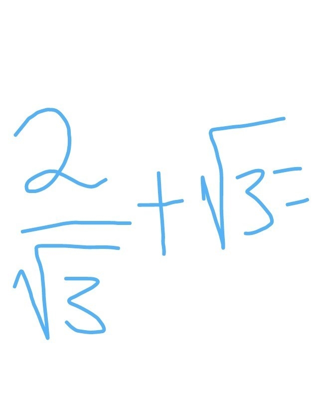 The square root of 3 over 2 plus square root of 3-example-1