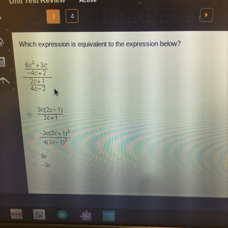 Which expression is equivalent to the expression-example-1