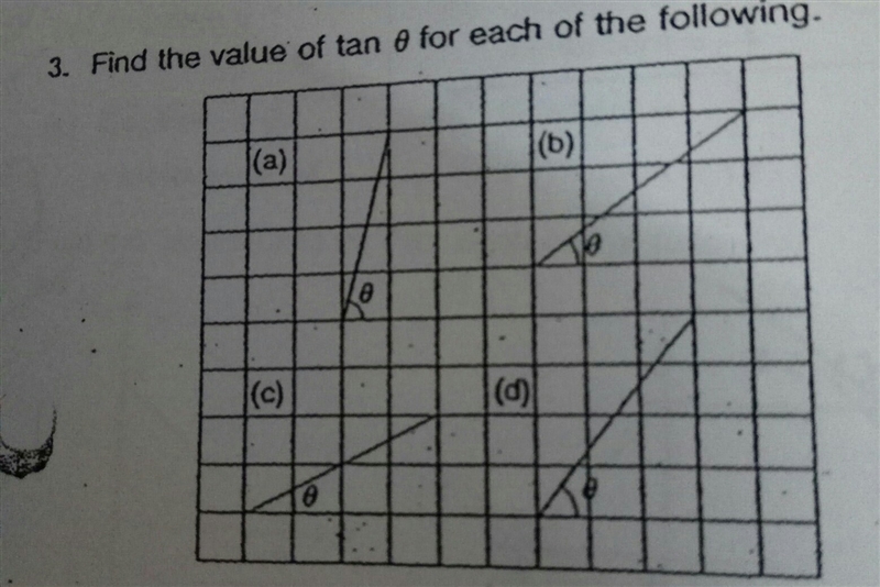 Find the value of tan 0 for each of the following-example-1