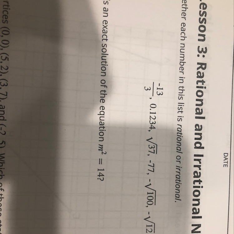 Which are rational and irrational? Please help-example-1